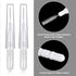 BBTO 100 Pcs Dental Brush Flosser - Interdental Brush Toothpick Cleaners for Oral Dental Care (Black, White)