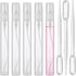 Mini Spray Bottle, 5 Pcs 10ml Clear Perfume Bottle with 3 Pcs Transfer Pipettes, Refillable Atomizer for Travel