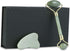 rosenice Set 5.90X1.96X1.18In Green-Set Jade Beauty Vessel Gua Sha Massage Tool with Roller and Scraping Plate