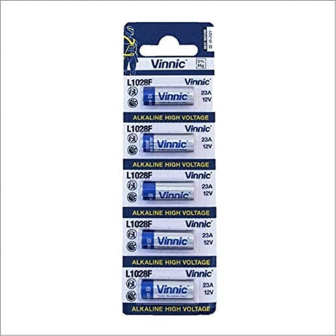 5pk L1028 Alkaline 12V Batteries GP23A, MN21, A23, LRVO8