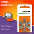 Phonak Mercury Free Size 13 Zinc Air Hearing Aid Batteries - 60 Batteries