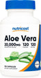 Nutricost Aloe Vera 20,000mg, 120 Capsules - Gluten Free, Non-GMO, Vegetarian Friendly