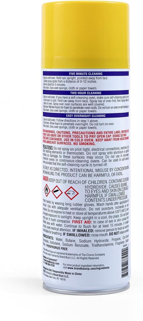 409 Heavy Duty Spray-On Oven Cleaner, Cuts Through Grease & Grime, Lemon Scent, 14.5 Oz