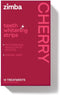 New Zimba Cherry Flavored Teeth Whitening Strips, Vegan, Enamel Safe, 14 Day Treatment