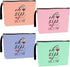 4Pcs Girls Trip Gifts Favors - Funny Makeup Bag for Weekend Gifts, Friendship Gifts for Women Girls