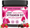 Llama Naturals Vitamin D3 - Vegan Organic Immune Support Supplement, 60 Ct Real Fruit Gummy Vitamins