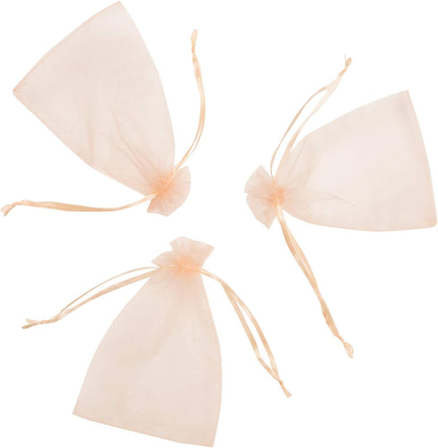 Tendwarm 50PCS Organza Gift Bag - 5X7 Inches Drawstring Favor Pouches for Jewelry Candy Mesh Bags