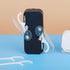 Automatic Dental Floss Case, Portable Flosser Dispenser, Travel Organizer with 10 Floss Picks for Teeth Cleaning
