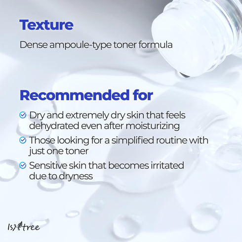 IsNtree Hyaluronic Acid Toner 200ml, Provides Moisture to Dry Skin, Refreshes & Hydrates the Skin, Korean Skincare
