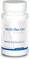 Biotics Research B6 B1 Plus Zinc Supplies Active Forms of B Vitamins, 5mg Highly Bioavailable Zinc, 90 Caps