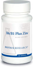 Biotics Research B6 B1 Plus Zinc Supplies Active Forms of B Vitamins, 5mg Highly Bioavailable Zinc, 90 Caps