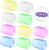FOMIYES 10pcs Toothbrush Holder, Portable Toothbrush Cap and Cover Case for Travel