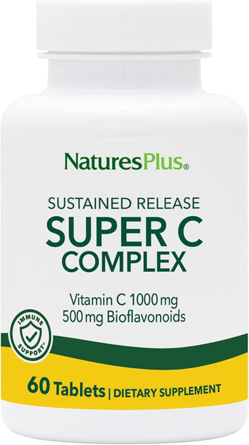 Sustained Release Super C Complex - 60 Tablets, NaturesPlus