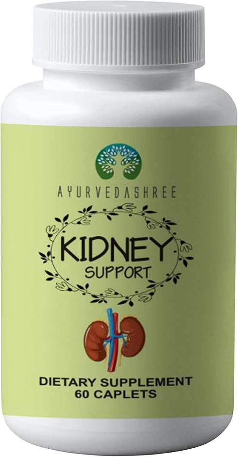 Kidney Support Herbal Supplement, 1000 MG Caplet for Healthy Kidney Function, Vegan, Gluten-Free