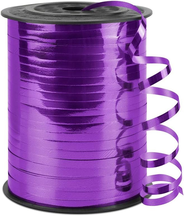 Purple Curling Ribbon, 1/5" Wide x 500 Yards, Christmas Curling Ribbons for Gift Wrapping, Party Decoration, Balloon