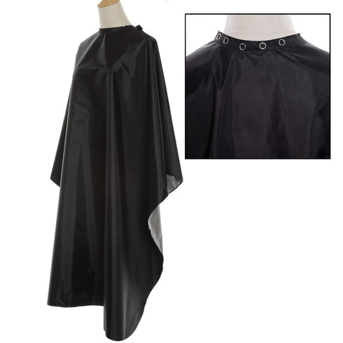Nylon Waterproof Professional Haircut Cape with Snap Closure - Salon Cape, Barber Cape, Hair Cutting Cape, Hairdressing