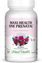 Maxi Health One Prenatal Vitamins with Iron - Enhanced Absorption & Bioavailability, 60 Tablets for Women