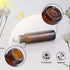 Sungwoo 12 Pack Essential Oil Roller Bottles, 10ml Amber Glass with Caps for Travel, Perfume