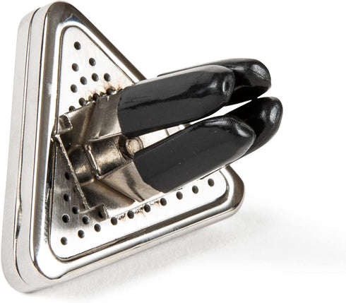 Potter Hallows Essential Oil Car Vent Diffuser by Wild Essentials, Stainless Steel Locket Pendant with 8 Color Refill