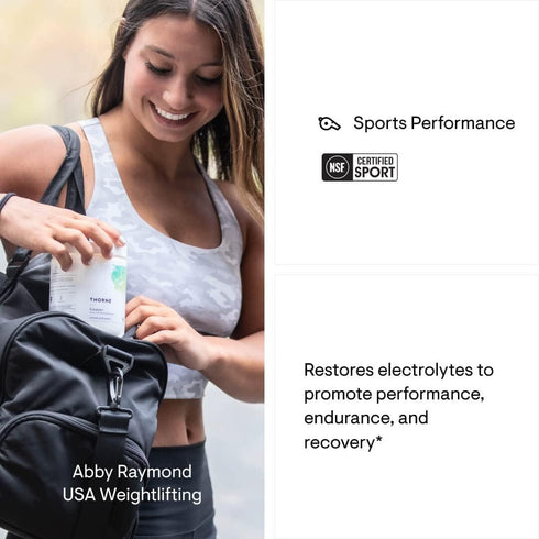 THORNE Catalyte, Electrolyte Replenishment Supplement, Lemon Lime, NSF Certified for Sport