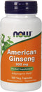 NOW American Ginseng, 100 Capsules, Pack of 2