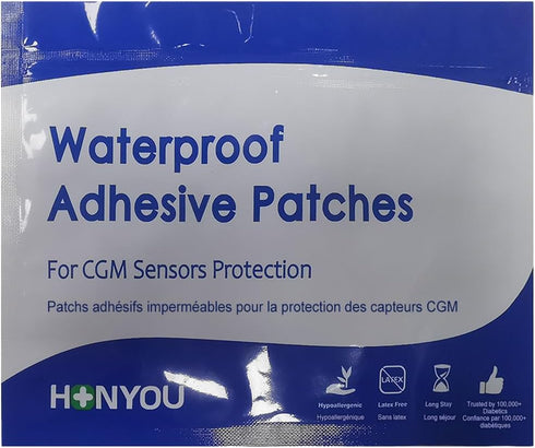 Freestyle Sensor Covers 40Pack - Waterproof Sensor Patches for Enlite Medtronic Guardian CGM Tape, Hypoallergenic