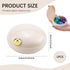 LCJAOF 4 Pill Organizer Times a Day, Weekly Round Pill Box with Removable Compartments - Spill-Proof Portable Travel