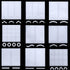 WOKOTO 24 Sheets French Nail Stickers for Women, Heart Shape, Star, Wave, Smile Shapes with Tweezers and Brush Set