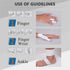 Self Adherent Cohesive Wrap Bandages 2 Inches (6 Count, Black)