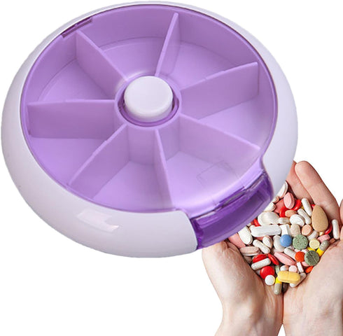 HGIYA Family First Aid Box Portable Medicine Chest Storage Cabinets Organizer Weekly Pill - Easy Open Medication,Pills