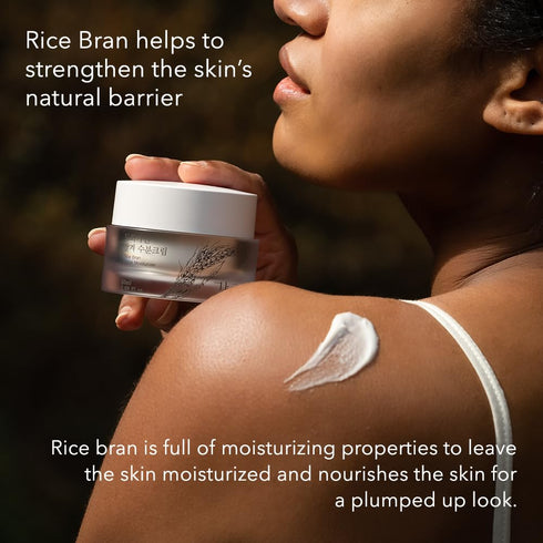 Rice Bran Facial Moisturizer, Deeply Hydrating for Sensitive Dry Skin, 1.69 fl oz, Product of Korea