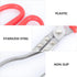 YARDWE 2pcs Stainless Steel Trash Tongs, Scissor Tongs for Grill Camping Fire Pit Tool, Heavy Briquetting