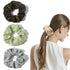 Silk Satin Scrunchies for Women, Big Scrunchy Ponytail Holder, Soft Elastic Hair Bands for Vsco Girls