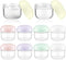 RONRONS 10 Pieces Travel Jars, 20ml Leak Proof Mini Containers with Lids for Creams, Lip Balm, Toiletries