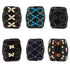 Yeshan Magic Hair Side Combs for Women - Wood Beaded Stretch Double Clips Bun Maker Accessories, Pack of 6