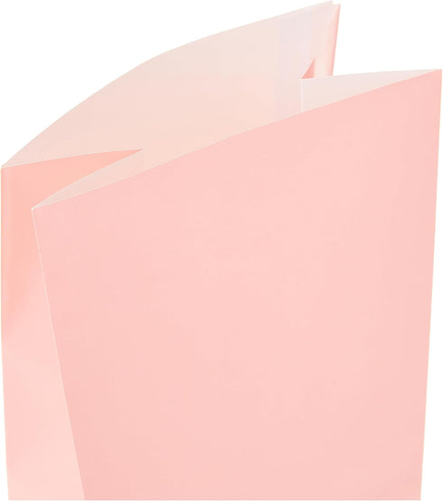 Vibrant Pastel Pink Paper Party Bags (Pack of 12) - Premium Quality for Celebrations & Gifts