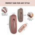 Kitsch 3pc Flat Hair Clips for Women, Terracotta Recycled Lay Flat Claw Clips for Thick Hair