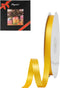 LIUYAXI Yellow Double Face Satin Ribbon, 3/8" x 50 Yards, Perfect for Crafts, Gift Wrapping, Bow Making