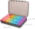 Weekly Large Capacity Pill Organizer Portable Medication Dispenser for Daily Use Moisture Travel Case for Easy Storage