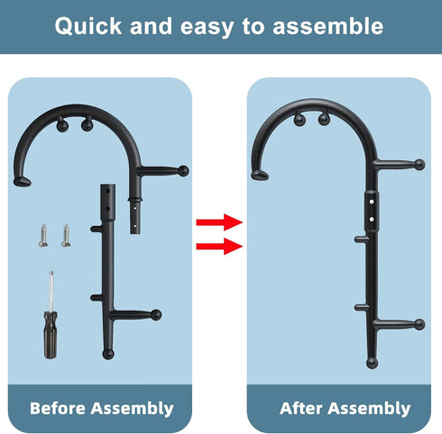 KEINE MARKE Back and Neck Massager Trigger Point Massage Tools Massage Cane for Pain Relief and Self Massage Hook