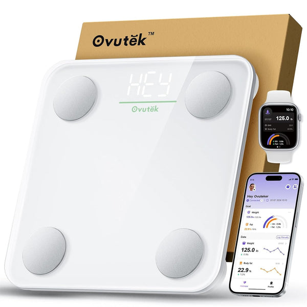 Smart Scale for Body Weight, Digital Bathroom Scale, BMI Weighing Body Fat Scale, Accurate Body Composition Monitor
