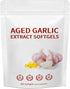 OOMMGGOO Odorless Aged Garlic Extract Softgel 300 Count Organic Garlic Supplement,Support Immune Support