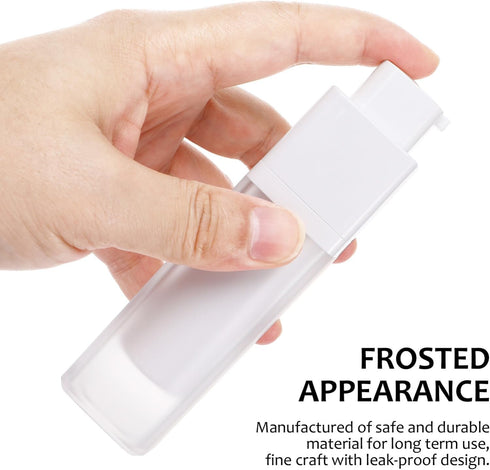 NOLITOY 3Pcs 30ml Airless Pump Bottles - Lotion Dispenser Travel Size Pump Container for Cosmetics Skin Care