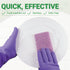 Rugged Glitter Dish Wash Net - 4Pcs Heavy Duty Non-Scratch Scouring Pads for Effective Dishwashing