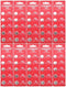 50 Batteries 386/301 (SR43/W/SW) 1.55V Silver Oxide Watch Battery