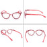 IVNUOYI 6 Pack Blue Light Blocking Reading Glasses for Women, Fashion Ladies Readers with Spring Hinges, Anti Glare UV