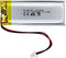 DC 3.7V 1100mAh 102050 Rechargeable Lithium Polymer Battery for DIY 3.7-5V Electronic Products