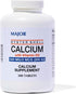 Major Oyster Shell Calcium with Vitamin D3, 500 mg / 5 mcg (200 IU) - Daily Calcium Supplement, 300 Tablets
