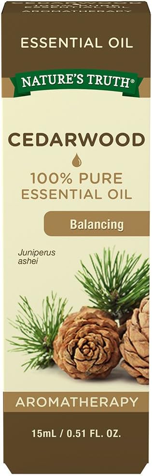 Nature's Truth Vitamins Essential Oil, Cedarwood, 0.51 Fl Oz