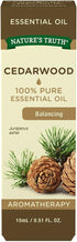 Nature's Truth Vitamins Essential Oil, Cedarwood, 0.51 Fl Oz